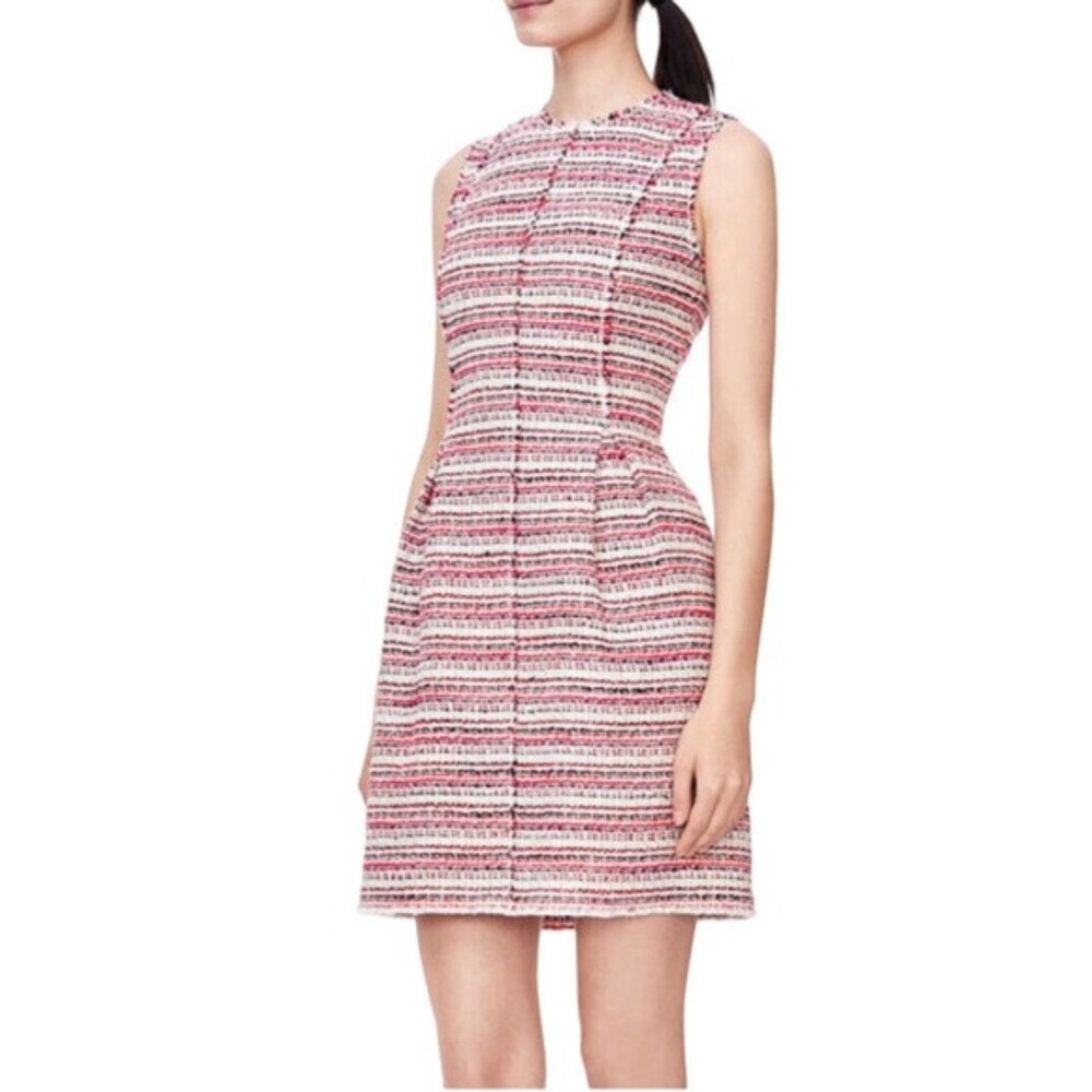 Rebecca Taylor Pink Tweed Mini Dress